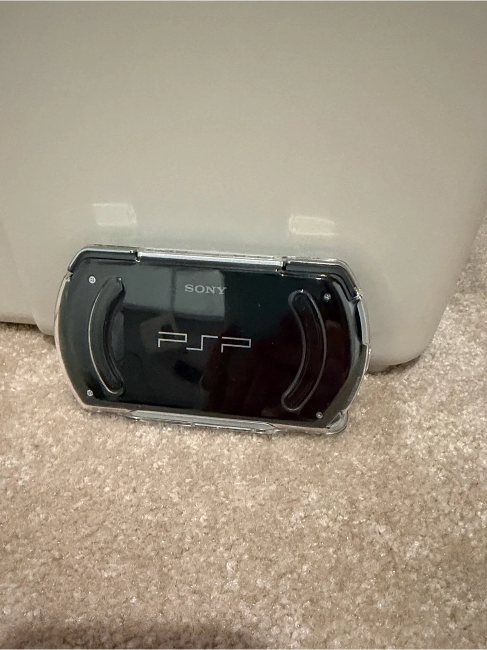 Sony PSP Go Portable Gaming System in Black and Purple